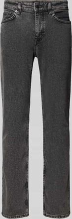 Boss Orange by Hugo Boss BOSS Orange Straight Fit Jeans aus Baumwoll-Mix Modell DELAWARE BO in Dunkelgrau, Größe 30/32