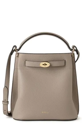 Mulberry Islington Leather Bucket Bag in Cashmere Taupe at Nordstrom