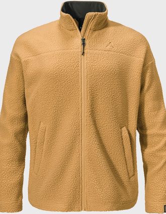 Sch&ouml;ffel Fleecejacke SCH&Ouml;FFEL CIRC Fleece Jk Style Purga WMS, Damen, Gr. 40, braun (4205, braun), Oberstoff: 100% Polyester, relaxed fit, hoch geschlossener Au