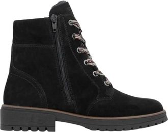 Remonte Enkellaarsjes - Dames - Schoenen - Zwart - Maat: 41 EU Leer