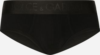 Dolce & Gabbana Two-way Stretch Jersey Brando Briefs - Man Underwear And Loungewear Black Cotton 6