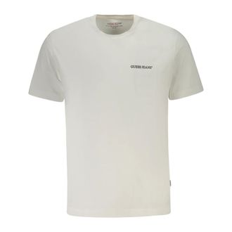 Guess T-Shirts, male, White, Size: 2XL Regular Fit T-Shirt