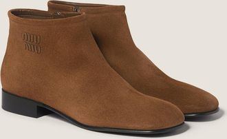 Miu Miu Suede booties