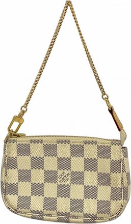 Louis Vuitton White Pouch (Pre-Owned)