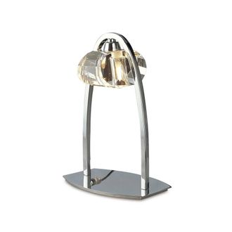 Netlighting Alfa Large Table Lamp 1 Light G9 Polished Chrome in Silver
