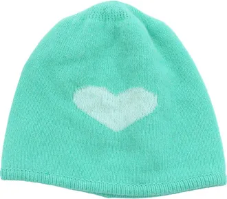 Portolano Heart Wool Blend Beanie in Aquatic/Clear Aqua at Nordstrom Rack