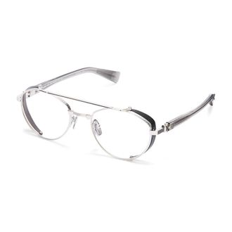 Balmain Glasses, unisex, Gray, Size: 52 MM Brigade IV Bpx120 Optical Frame