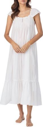 Eileen West Sleeveless Cotton Ballet Nightgown in White at Nordstrom, Size Xx-Small
