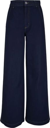 TWP Jeans a gamba ampia - Blu