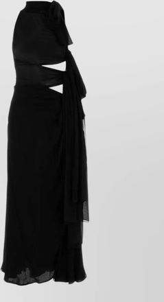 Alaia georgette maxi dress