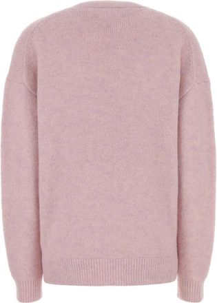 Isabel Marant Womens Cardigan Pink Baby Alpaga Polyamide