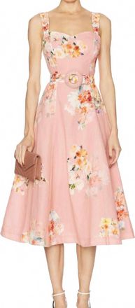 Hemant & Nandita Saba Dress In Peach Floral