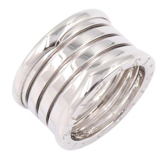 Bulgari Silver White Gold (18K) Band Ring (Pre-Owned)