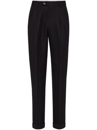 Brunello Cucinelli Twill broek - Zwart