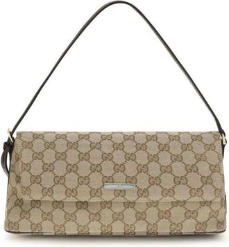 Gucci Bolso de hombro GG Supreme Canvas - Bags - Mujer - Marr&oacute;n - ONE SIZE
