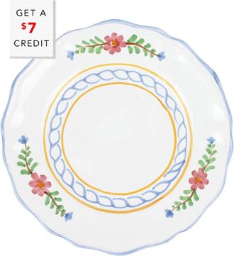 Vietri Vietri Bella Rosa Salad Plate With $7 Credit