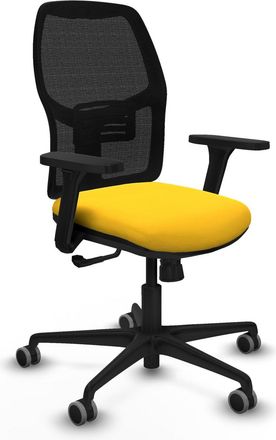 Piqueras y Crespo Silla De Oficina Piqueras Y Crespo Alfera Negro Reposabrazos Ajustables