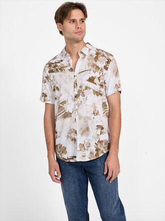 Guess Mano Floral Short-Sleeve Shirt