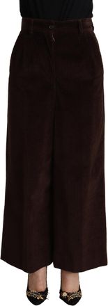 Dolce & Gabbana Wijd Been Corduroy Broek