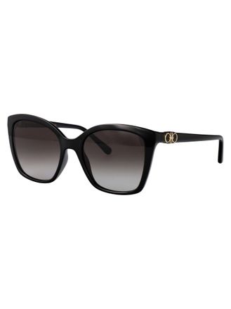 Ferragamo SF1026S Black Acetate Sunglasses - Black