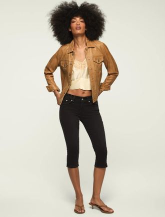 Lucky Brand Womens Mid Rise Capri