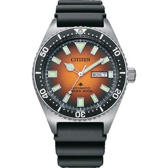 Citizen Promaster Marine Mens Black Watch NY0120-01ZE Silicone - One Size
