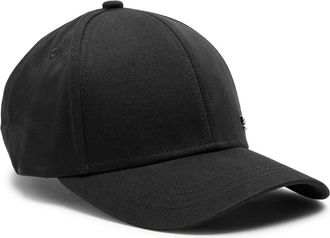 BOSS Boss Logo-appliqu&eacute;d Canvas cap - Black - One Size