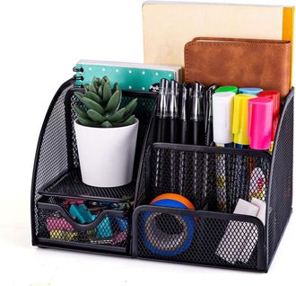 OEM Elegante Portal&aacute;pices De Malla, Ideal Para Usar Sobre El Escritorio O Para Guardar Objetos En La Oficina En Casa, Duradero Y Resistente
