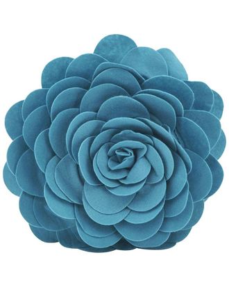 Saro Lifestyle Flower Pillow