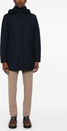 Herno Hooded Padded Down Jacket - Blue
