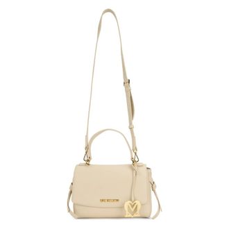 Love Moschino Shoulder Bag - Dames - Tassen - Beige - Maat: ONE Size Poliester