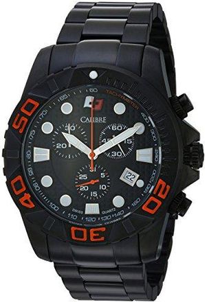 Calibre Akron Black Dial Chronograph Mens Watch SC-5A2-13-079