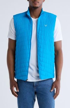 Callaway Chevron Quilted Puffer Vest in Methyl Blue at Nordstrom Rack, Size Xx-Large