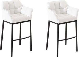 Clp Clp - Set De 2 Taburetes Damaso Blanco Negro