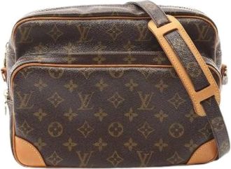 Louis Vuitton Pre-owned Cross Body Bags, female, Brown, Size: ONE SIZE Pre-owned Canvas Shoulder Bag