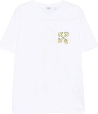 Off-white Torn Mercy T-Shirt - Heren - Tops - Wit - Maat: S Katoen