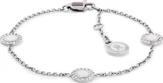 Tommy Hilfiger Womens 2780904 Ladies Bracelet - Silver - One Size