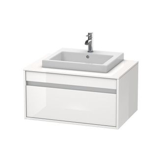 Duravit Duravit Ketho M&oacute;dulo Mural 6794, 1 Extra&iacute;ble, 800mm, Para 1 Lavabo Empotrado, Centralizado, Color (frente/cuerpo): Cerezo Del Tesino - Kt679407373