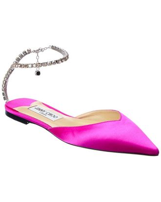 Jimmy Choo London Saeda Satin Flat