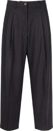 Alysi Tapered Broeken - Dames - Broeken - Zwart - 2XS - Polyester - Broeken