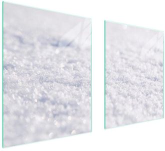 OEM Placa Protectora De Vidrio Para Estufa 85x52 Blanca