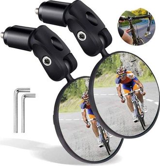 OEM Espejo Retrovisor Para Bicicleta - Giratorio 360&deg; - Universal - Negro