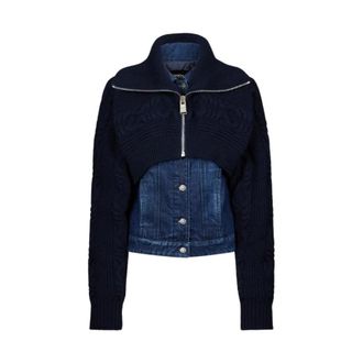 Dondup Denim Jackets, female, Blue, S, Denim Jackets