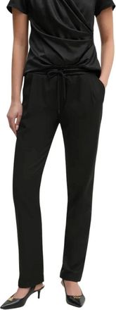 La Petite Francaise Dames, Broeken, Zwart, Maat: XS Poliester