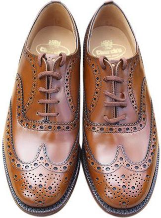Churchs Brown Leather Brogues Size 41