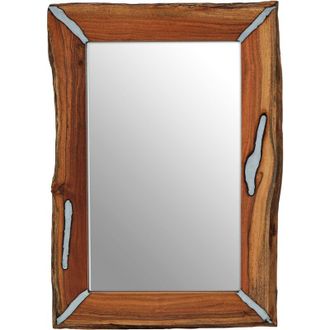Premier Housewares Almora Natural Wood Wall Mirror