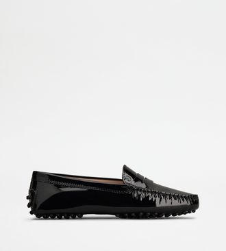 Tod's Gommino Driving Shoes in Patent Leather