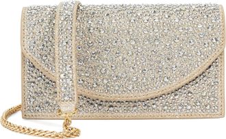 Dune London Womens Accessories Bejewelled - Embellished Envelope Clutch Bag - Gold - One Size