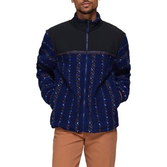 Prana Hurricane Fleece Sweater in Capulet Blue Wishbone at Nordstrom, Size Xx-Large