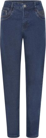 C.Ro Suzanne Broek met Rits Detail - Dames - Skinny Jeans - Blauw - XL - Katoen - Jeans